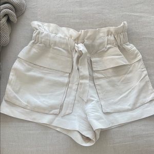 Zara paper bag shorts
